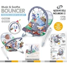 Spacebaby Manual Baby Swing with 3 Recline Positions Music and Soothing Vibrations Bouncer 8630 4