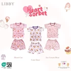 LIBBY Setelan Baju & Celana Oblong Kancing Pundak Bayi dan Anak Pendek Motif UK S,M,L,XL,XXL 6