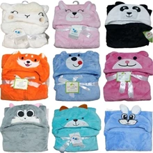Permai - Baby Blanket with Hood Character Doll Hat